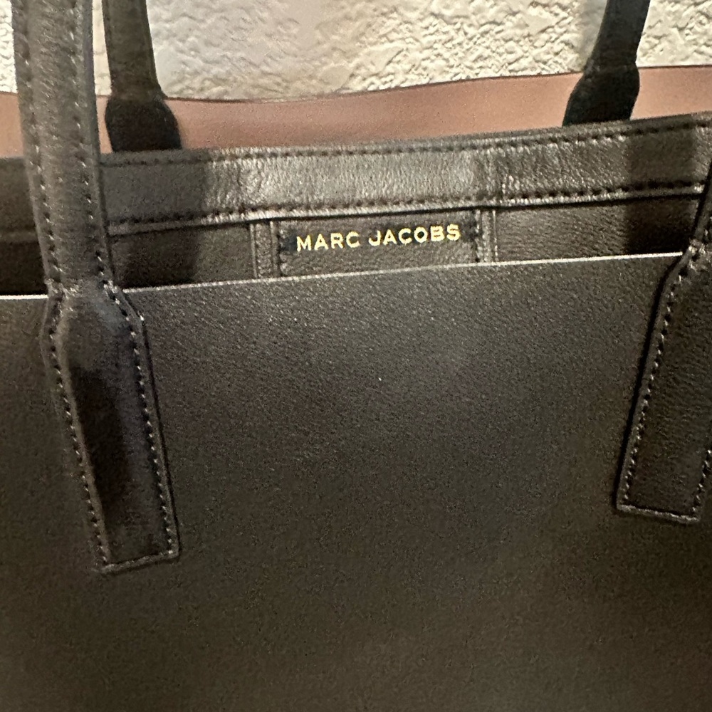 Marc Jacobs The Protege Black Leather Large Tote Laptop Bag - Picture 7 of 14